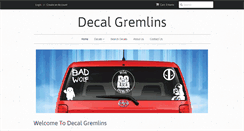 Desktop Screenshot of decalgremlins.com