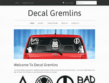 Tablet Screenshot of decalgremlins.com